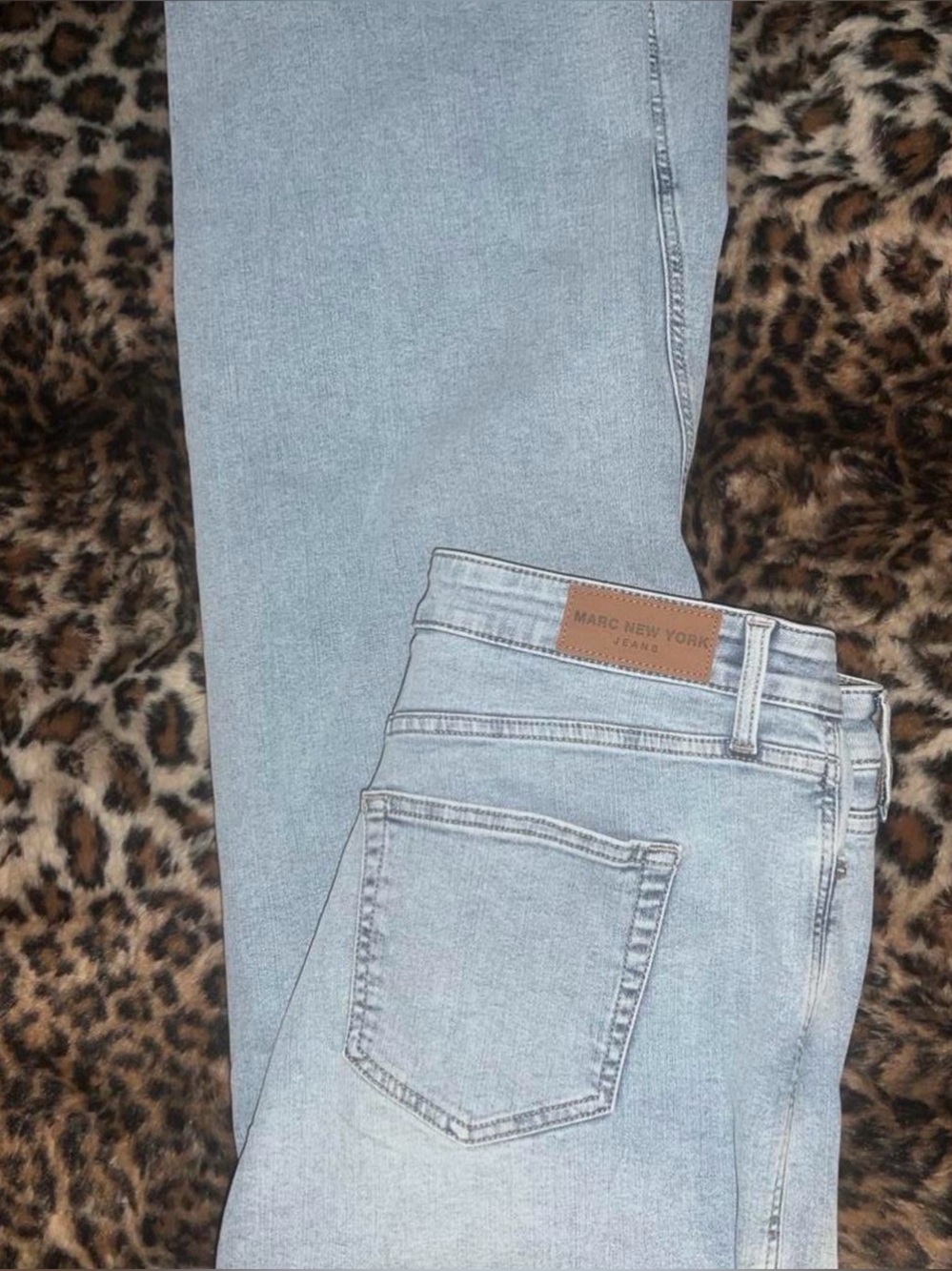 Marc By Marc Jacobs Light Blue Straight Leg Jeans